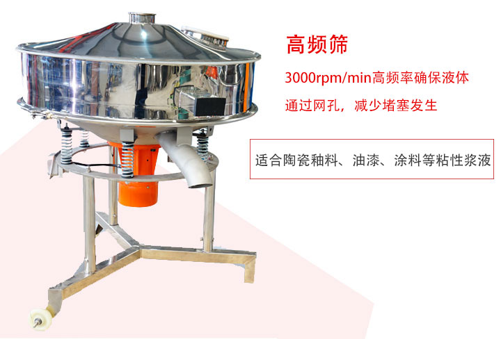 該產(chǎn)品是針對漿液過濾設(shè)計的一種高頻篩分機。